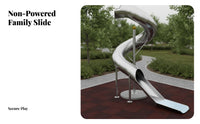 Stainless Steel Slide Design Large Combination Playground Unpowered Slide Set for Property Developers, Community Planners, Scenic Area