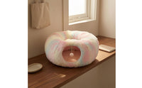 Padded Soft Cat Tunnel Bed Cushioned Cat Tunnel Bed