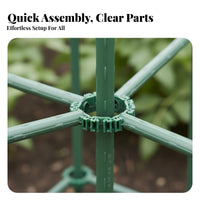 Plant Climbing Frame Weather Resistant Vine Support Stand Sturdy and Vine Support Cage for Farmers, Balcony, Patio, Farm