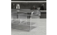 Divided Food Tray with Ice Base Shatterproof Relish Server with Compartments