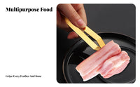 Fowl Feather Plucker Multi-Functional Swine Hair Removal Gripper Seafood Bone Tweezers Rust Resistant Stainless Steel Seafood