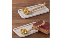 Antique-Inspired Horse Head Ladle Sculptural Ladle with Stand Sturdy Serving Spoon Heavy-Duty for Collectors, Dessert Corner