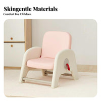 With rear Support Upholstered Mini Sofa Chair Lazy Lounge design Plush Club Chair Child-Safe Design children's Furniture Soft and Comfy for Toddlers, Preschoolers, Parents, Nursery, Playroom, Kindergarten, Living Room
