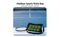 Tennis Ball Waist Bag Portable Tennis Ball Waist Pouch Multifunctional for Coaches, Women, Golf, Outdoor, Travel