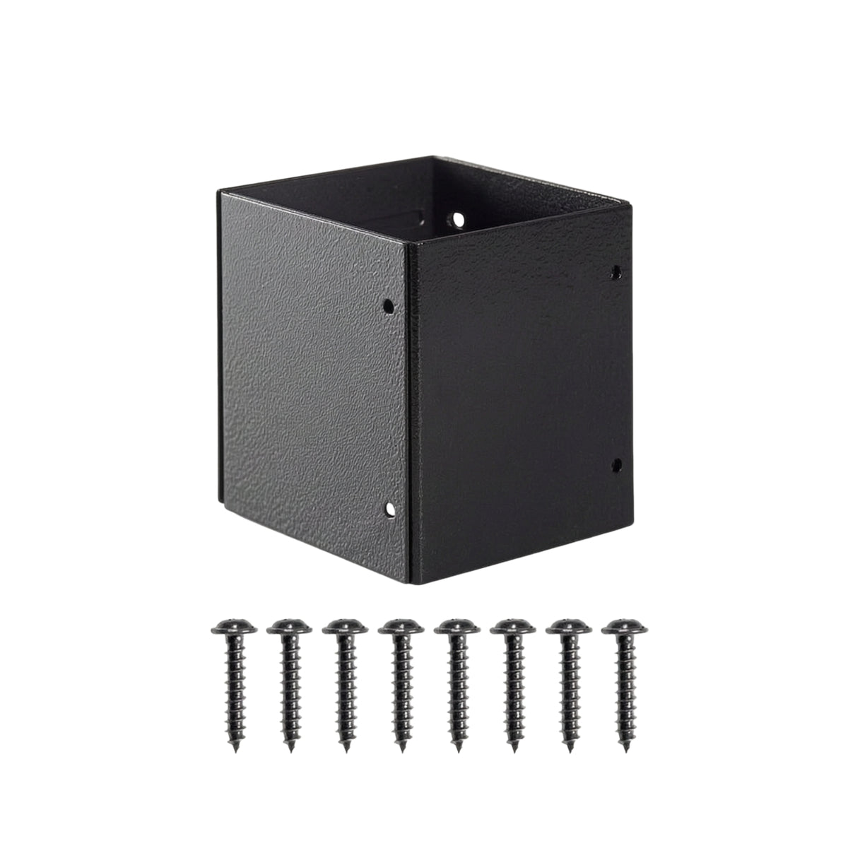 4 Pieces Adjustable Post Wrap with Screws Telescoping for Contractors