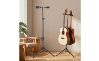 Floor Guitar Stand Non Slip Tripod Guitar Stand Secure for Artists, Home Rehearsal Music Studio