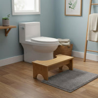Toilet Stool Non-Slip Design Toilet Step Stool Rounded Corners Lavatory Footrest for Women, Elderly
