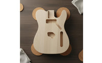 DIY Guitar Kit Beginner Friendly T-Style Style Electric Guitar Kit Easy to Assemble for Beginners