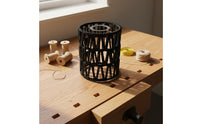 Handmade Woven Lampshade Decorative Rattan Design Light Shade Hollow Weave Design Woven Light Shade Easy to Install for DIY Enthusiasts, Dining Room, Bedroom, Restaurant, Kitchen Island
