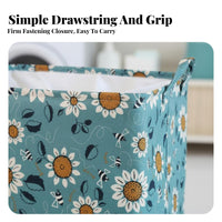 Drawstring Storage Box Large Capacity Organizer container Moistureresistant for Families