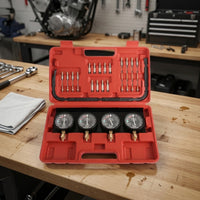 Vacuum Carburetor Synchronizer with Dial Gauges Precision Carb Synchronizer Adjustment Tool Kit Analog Synchronization Balancer Gauge Portable for Mechanics
