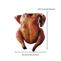 Turkey Costume Performance Turkey Suit Funny Tabard for Entertainers