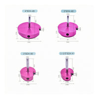 4 Pieces Drill-Compatible PVC Pipe Reamer Kit High Precision Plastic Pipe Fitting Reamer Kit Heavy-Duty Long-Lasting for Handymen, Plumbing Repair
