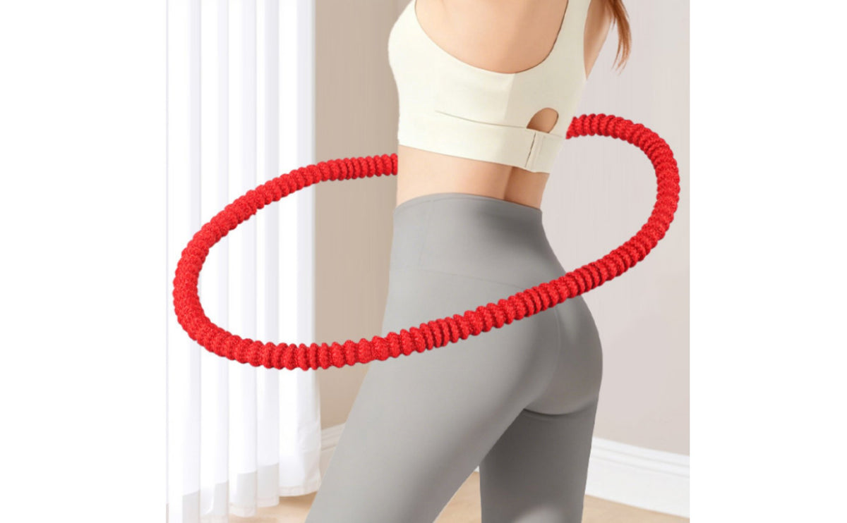 Skin-Friendly Soft Flexible Hula Hoop Portable Soft Flexible Fitness Hoop Easy to Stow for Women, Beginners, Home Use
