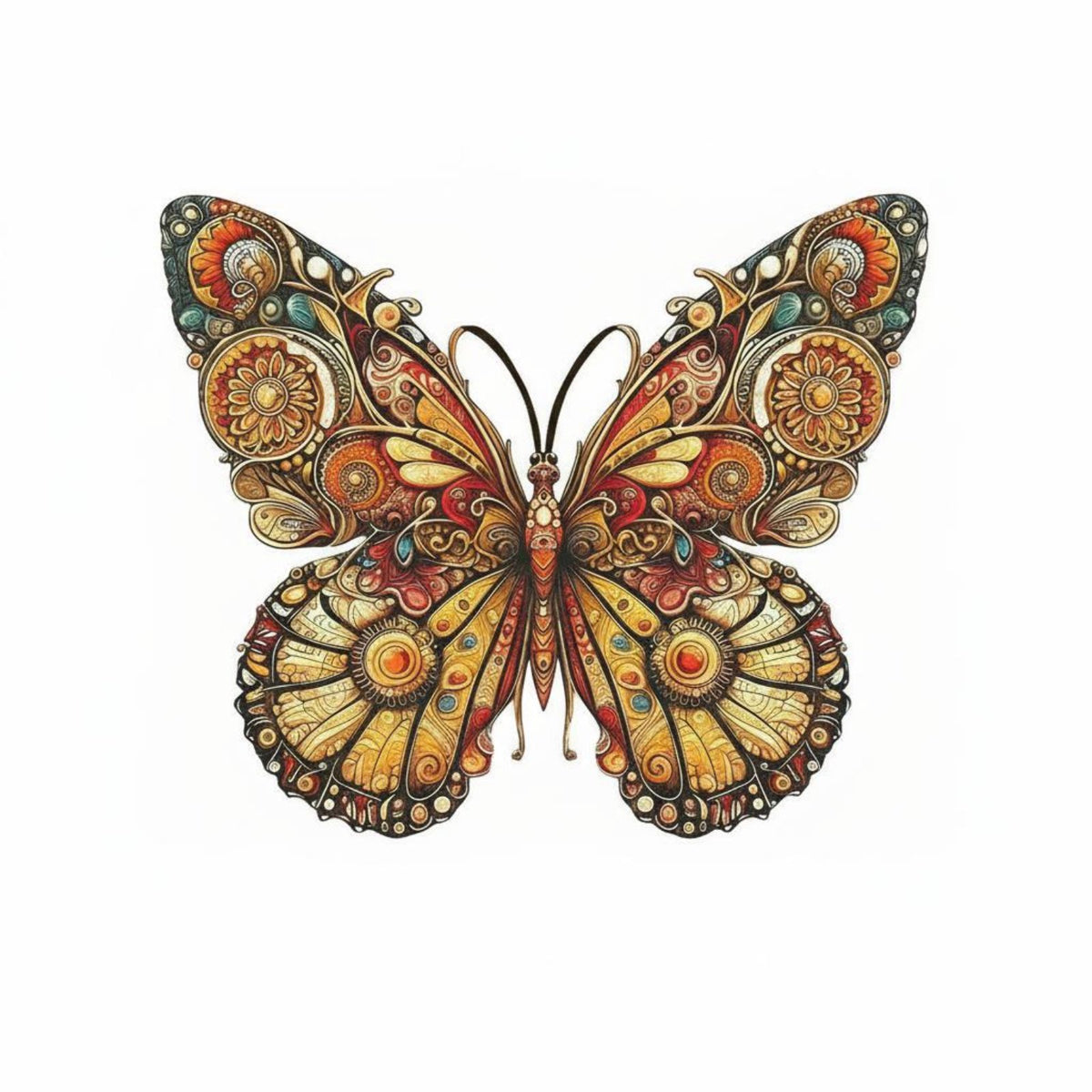 Wrought Ironwork Butterfly Wall Decor Botanical Aesthetic Design Wrought Ironwork Winged Decor Art Resistant for Office