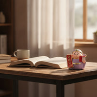 Scholar Figurine Cute Desk Ornament Miniature for Students