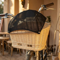 Bike Basket Canopy Arched Cycle Basket Cover Tool-No-Tool for Cyclists