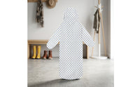 Waterproof Raincoat with Hood Full-Body Raincoat Translucent Rain Poncho Thickened for Students