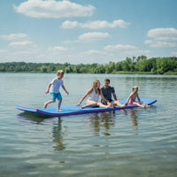Buoyant Foam Water Floating Mat Layered Floating Mat with XPE Foam Thick Water Recreation Pad Rectangular for Families, Lakes, Pools, Beaches