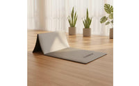 Cushioned Four-Fold Exercise Mat Portable Folding Exercise Mat Textured Compact for Home Workouts, Stretching, Dorm Rooms