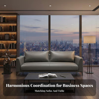 3-Seater Business Couch Includes Coffee Table Sofa Set Modern Design Lounge Seating for managerials, Reception Area, management suite, Waiting Room