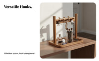Entryway Valet Tray Stand Vintage Design Perfume Display Rack Decorative