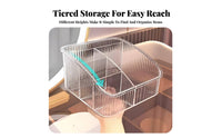 Clear Organizer with Drawer Transparent Design Makeup holder Space-Saving