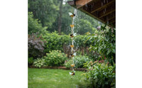 Bee-Themed Rain Chain Weather-Resistant Hanging Bee Chain Rust-Resistant Tiered Rainwater Collector for Porch