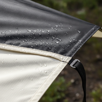 Thickened Blackout Tarp for Outdoor Shade and Rain Protection