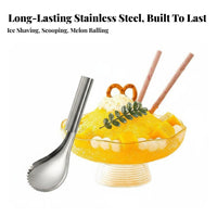 Serrated Pumpkin Ladle Multifunctional Fruit and Vegetable Corer Spoon Easy to Use Pumpkin Ladle for Home Cooks, Chefs, Catering, Parties, Summer