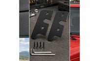2 Pieces Sun Visor Repair Clips Aluminum Sun Visor Bracket Repair Kit Hardware Metal Black for Car Owners, Interior Maintenance