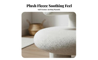 Snug Feel plush Single-Person Sofa velvety texture Lounge Chair Space Saving Indoor Seating Lightweight for Children, Apartment Dwellers, Bedroom, Boutique, perusing alcove, Living Room