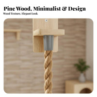 Includes clawing Surfaces surfaceMounted Cat Activity Set Space-Saving Hexagonal Cat Shelf DIY Setup Feline Furniture Sturdy Construction for People with Small Homes, Indoors, Living Room, Bedroom