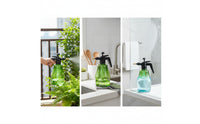 Handheld Pump Sprayer with Brass Nozzle Portable Pressurized Spray Bottle Compact Water Spray Bottle with Wand Translucent for Gardeners, Homeowners, Garden, Patio, Balcony, Greenhouse