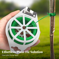 Plant Support Wire Roll Flexible Garden Twist Tie Garden Twist Tie with Cutter Rustproof Gardening Supplies Versatile