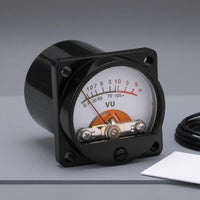 Warm Backlight Panel Mounted VU Meter Clear Cover Analog VU Meter Square Front Plate