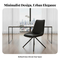 paddinged Seat Upholstered rotate Armchair Modern Design Dining Seating Supportive spine supportrest Household Furniture space-saving for Apartment Dwellers, Interior Designers, Kitchen, Restaurant, Living Room, study corner