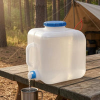 Foldable Water Container Translucent Wide-Mouth Water Container