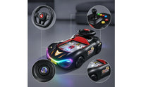 Steering Wheel Racing Car Toy Light-up Racing Steering Wheel Toy Tabletop Game Sturdy Realistic for Children, Desktop, Playroom