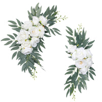 2 Pieces Wedding Arch Flower Easy to Reuse Wedding Arch Flowers Long-Lasting