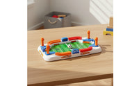 Compact Football Board Game with Flippers Portable Tabletop Football Game Manual Soccer Toy Family for Families