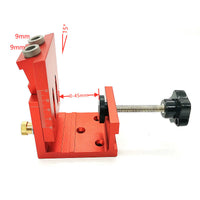 15-Degree Pocket Hole Jig with 9mm Drill Bit, Adjustable Woodworking Tool