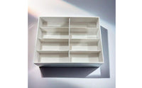 Eyewear Organizer with 8 Compartments Stylish Eyeglass Storage Box Long-Lasting