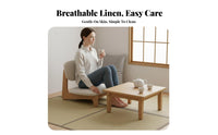 Minimalist Design Armless floor Chair Lowsilhouette Japanese aesthetic Floor Chair Space Saving Meditation Seat Ergonomic rearrest for Minimalism aficionados, Home Decorators, Tea Room, studying, Bedroom, Bay opening