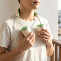 Neck-Hanging Fan U-Shaped Handsunrestricted Neck Fan Compact Cylindrical