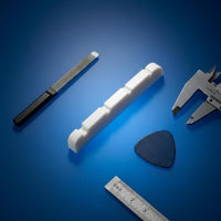 Improves Tone Jazz Bass-Style Bass Bone Nut Upgrade Part 4-String Bass Nut Long-Lasting Instrument Accessory Eliminates Fret Buzz for Bassists