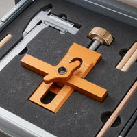Aluminum Alloy Cabinet Door Installation Clamp Adjustable Cabinet Door Positioning Clamp Measurement Scale Panel Aligner Textured Pads
