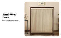 Zen Aesthetic Single-Panel Standing Screen Minimalist Design Room Divider Sturdy Frame Home Furnishing Opaque Textile for Tea Ceremony Enthusiasts, Meditation Practitioners, Bedroom, Entrance Hall, Studio Apartment, Restaurant