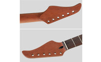 Side Dot Inlays Electric Guitar Neck Completed Headstock Rosewood Fretboard Neck Warm Tone Luthier Supply Rich Sustain for DIY Enthusiasts
