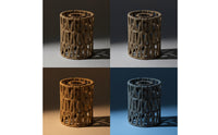Paper Rope Lampshade Open-Weave Woven Lampshade Bohemian Lighting for Pendant Lamps